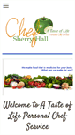 Mobile Screenshot of chefsherryhall.com